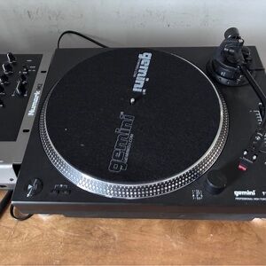 Black Vinyl Record Player